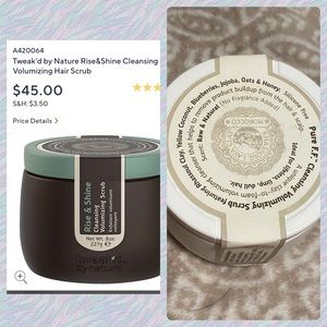 Tweaked by Nature cleansing volumizing scrub/fragrance free